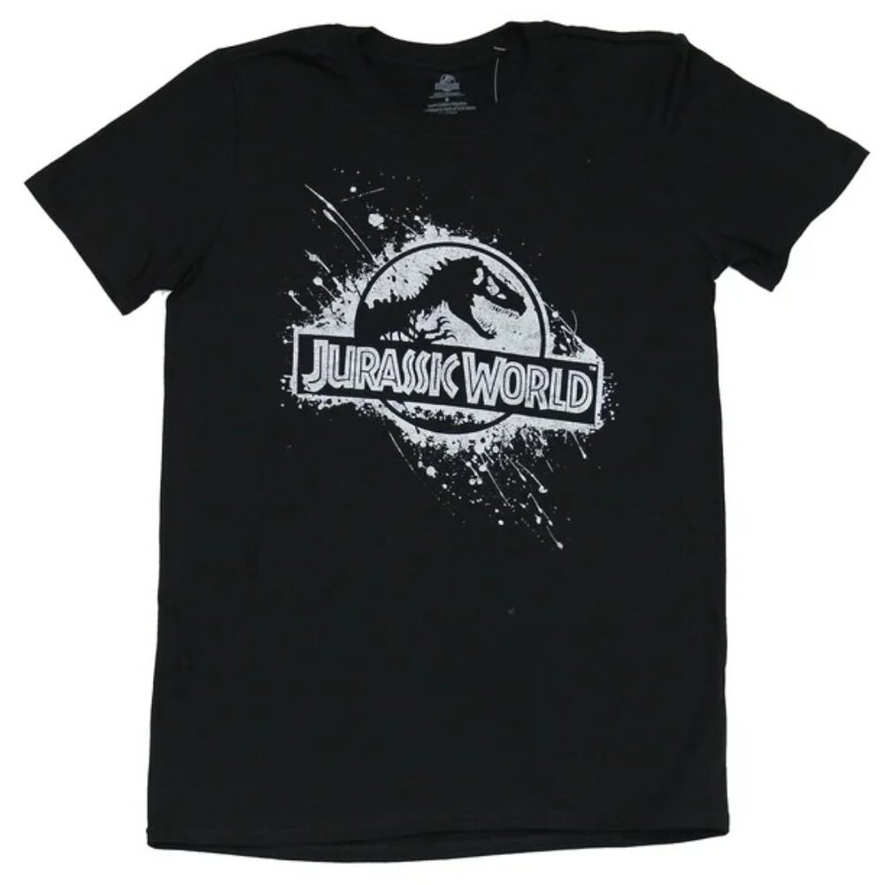 Jurassic World t-shirt, black/white